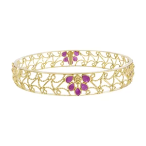 Bangle With Precious Ruby Stone - Image 2
