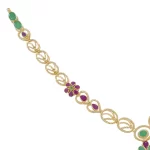 Necklace with Precious Ruby & Emerald Stone - Image 3
