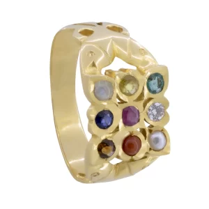 Birthstone Navaratna Ring